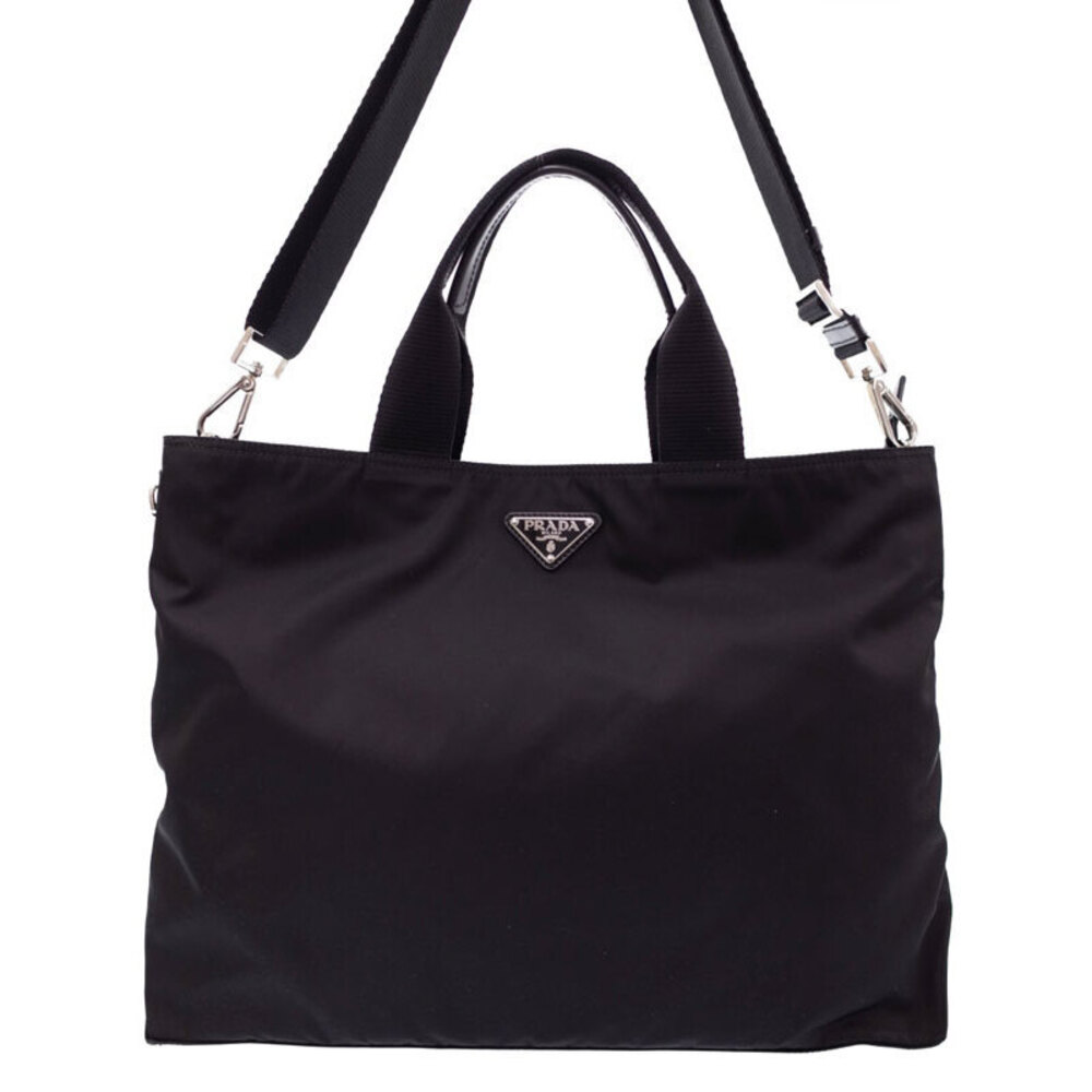 Prada Tessuto 2way tote Shoulder bag black